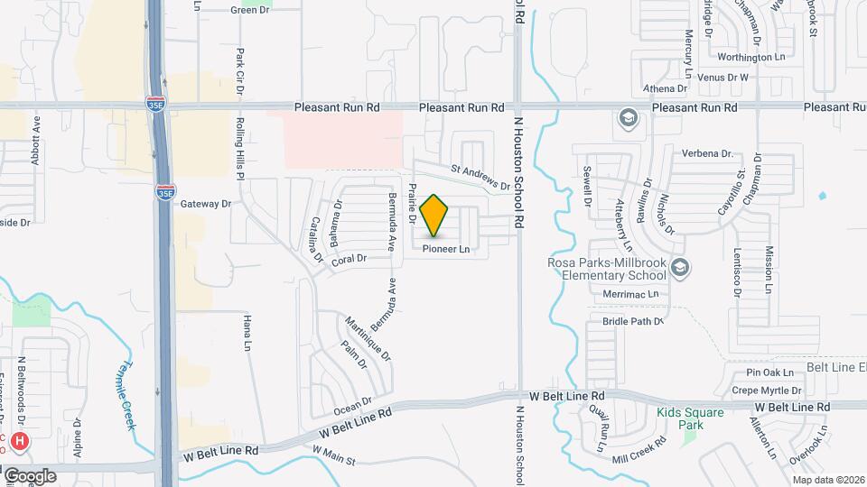 2705 Pioneer Ln Mapa y Detalles de la Ubicación