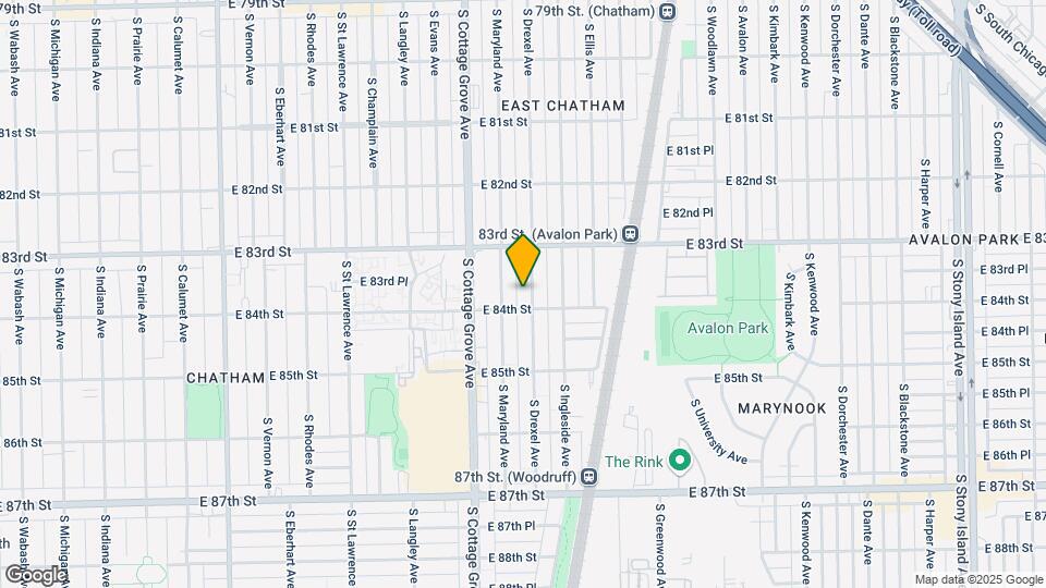 8348 S Drexel Ave Map and Location Details