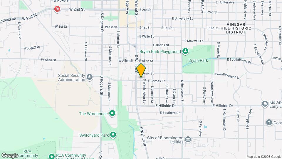107 E Grimes Ln Map and Location Details