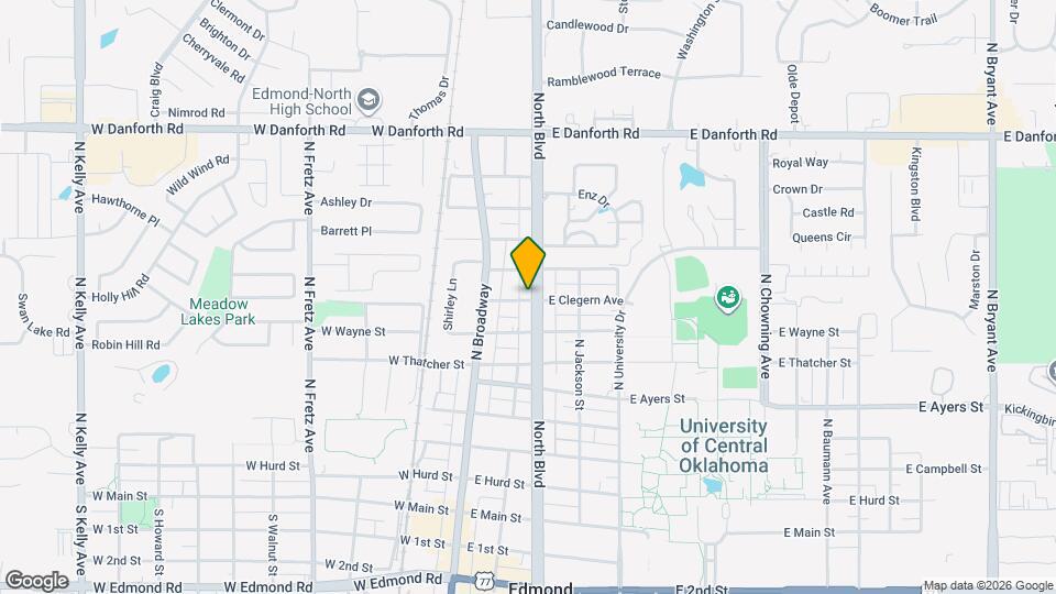 703 North Blvd Map and Location Details