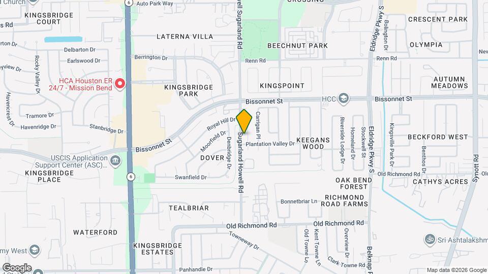9414 Westacre Pl Map and Location Details