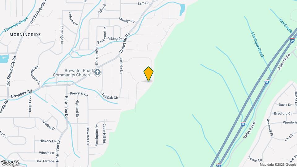 1583 Wilderness Ln Map and Location Details