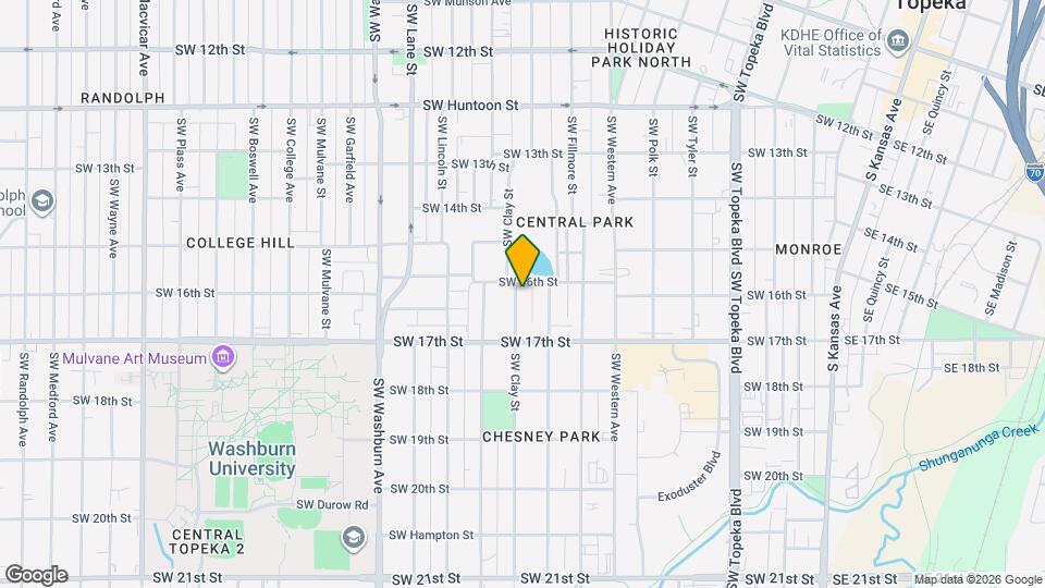 1610 SW Clay St Map and Location Details