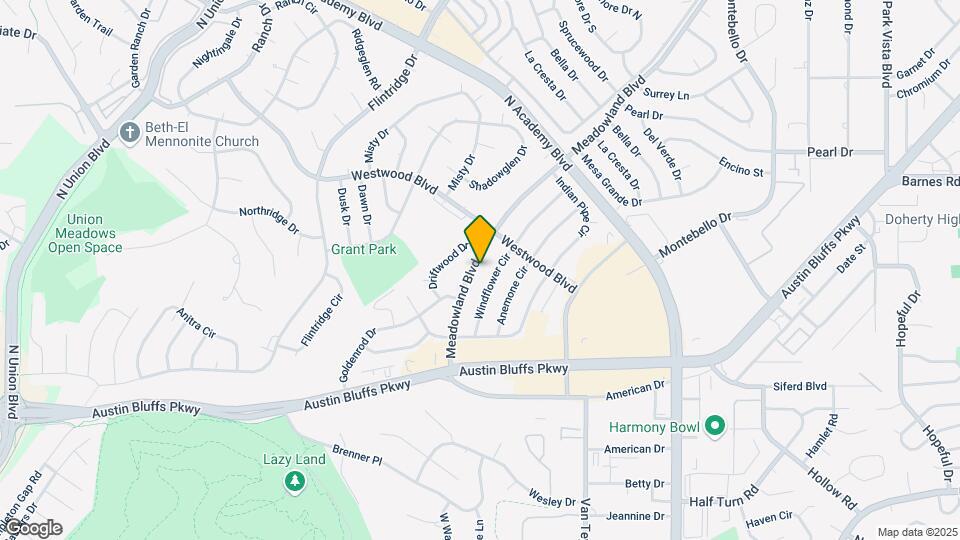 3627 Meadowland Blvd Map and Location Details