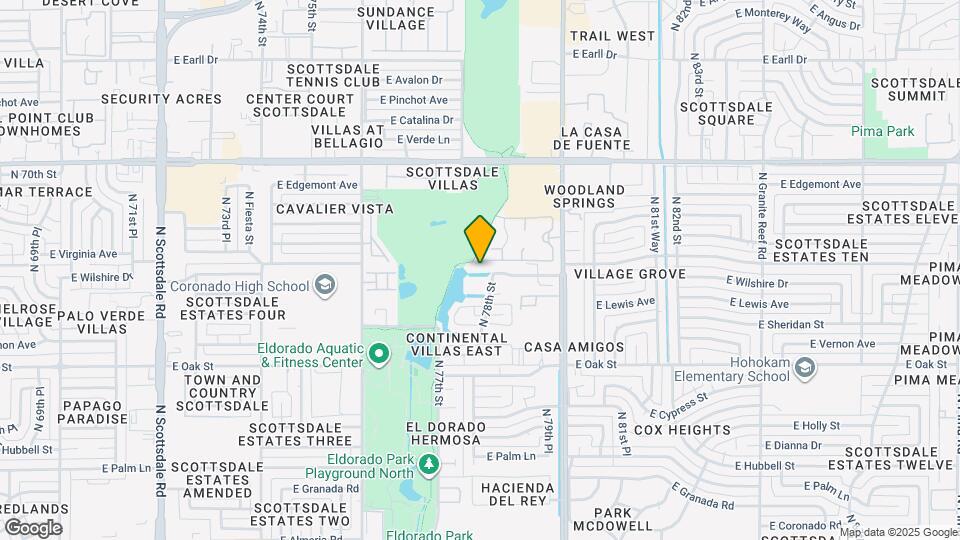 7714 E Wilshire Dr Map and Location Details