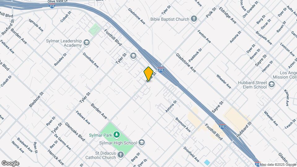 14128 Polk St Mapa y Detalles de la Ubicación
