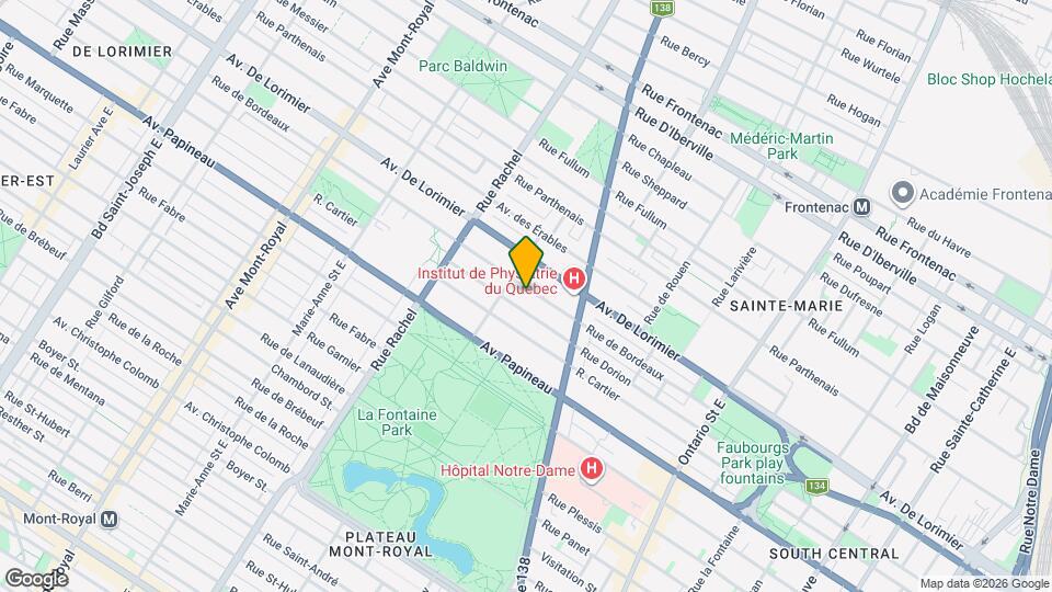 3546-3552 De Bordeaux Rue Map and Location Details