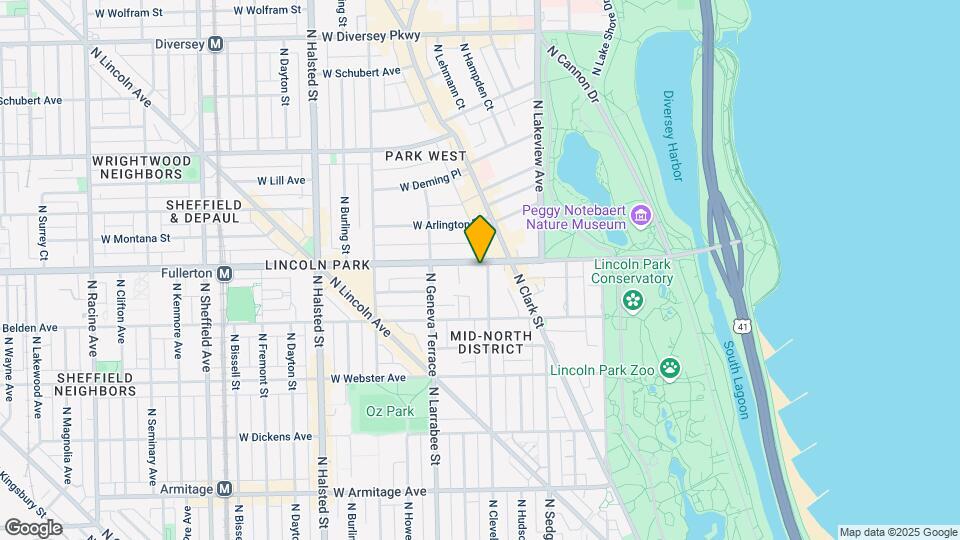 505 W Fullerton Pky, Unit 1 Map and Location Details