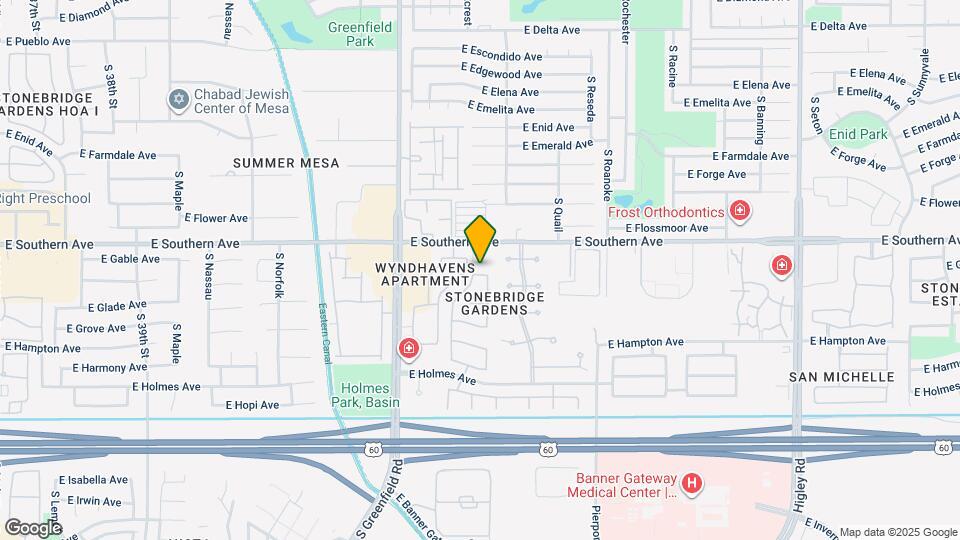 4544 E Garnet Ave Map and Location Details