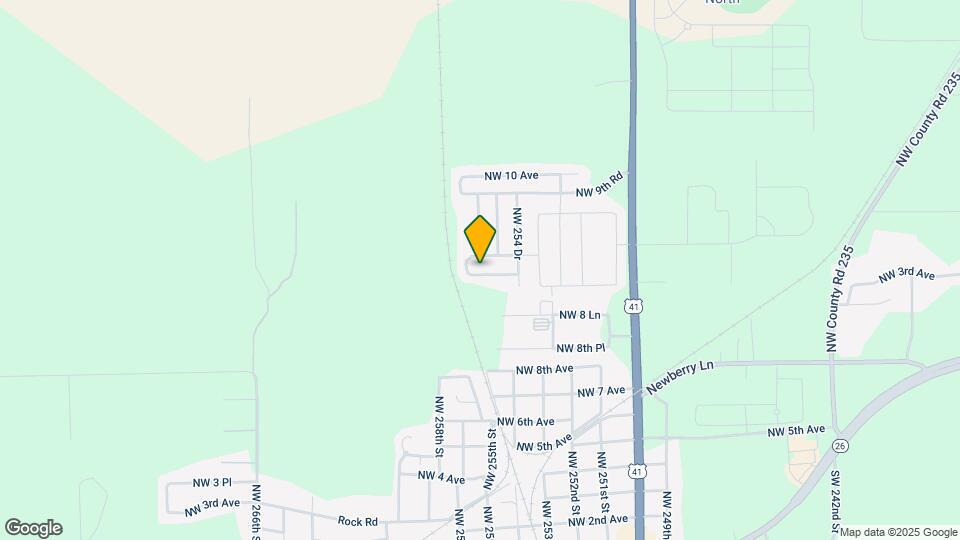 25632 NW 8th Rd Map and Location Details