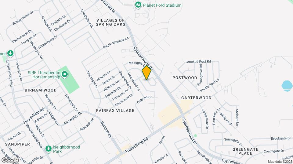 23219 Kimberly Glen Ln Mapa y Detalles de la Ubicación