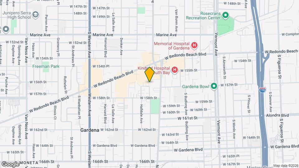 1443 W 157th St Map and Location Details