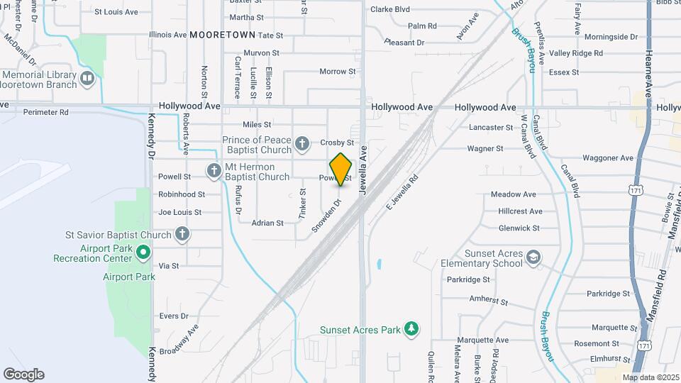 6231 Snowden Dr Map and Location Details