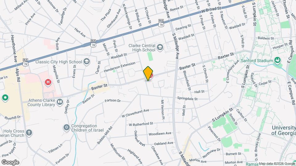 433 S Rocksprings St Map and Location Details