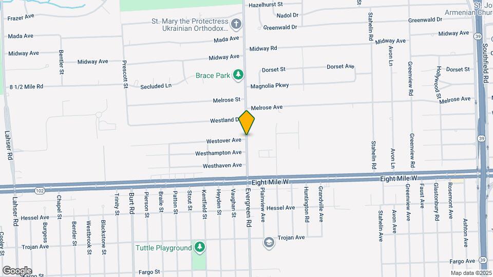 20244 Westover Ave Map and Location Details