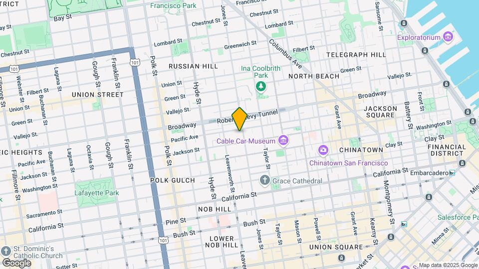 1537 Jones St Map and Location Details