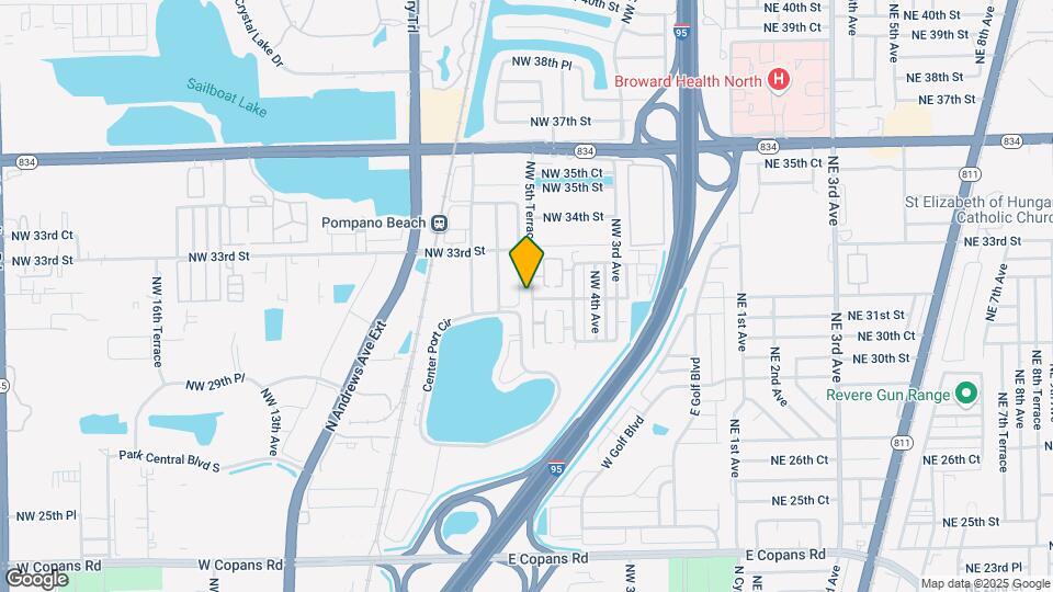 3105 NW 5th Ter Map and Location Details
