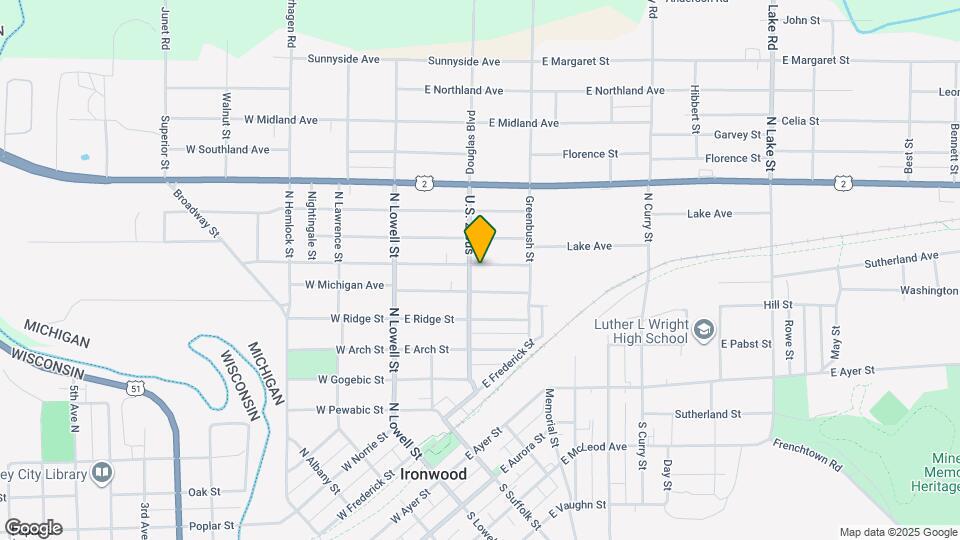 209 E Harding Ave Mapa y Detalles de la Ubicación