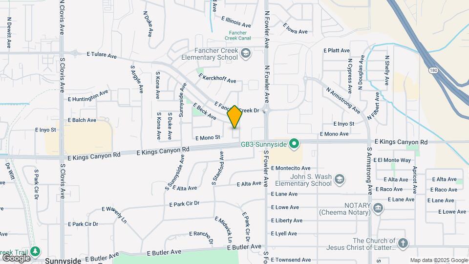 591 S Bundy Dr Map and Location Details