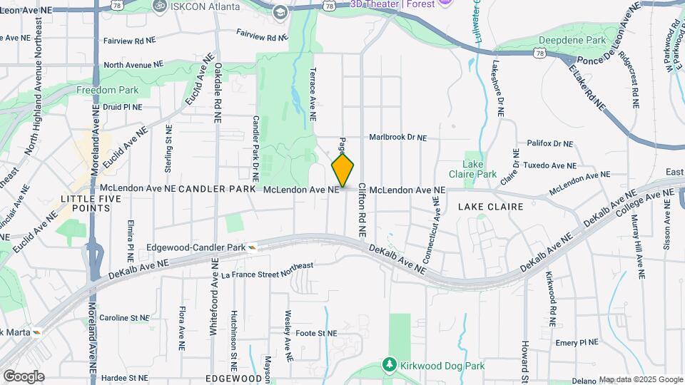 1625 McLendon Ave NE Map and Location Details
