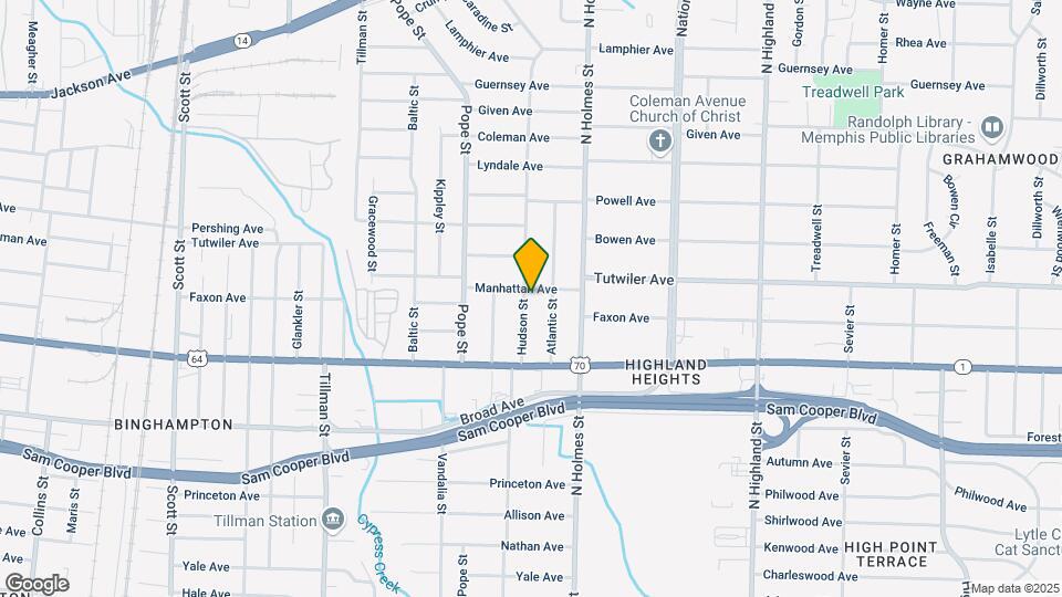710 Hudson St Map and Location Details