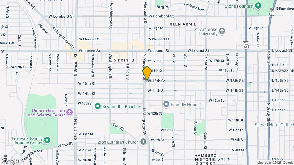 1427 N Marquette St-Unit -Unit 2 Map and Location Details