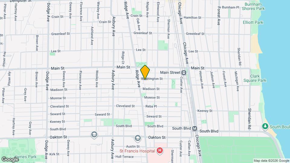 930 Washington St Map and Location Details