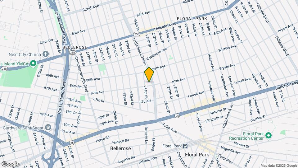 254-15 87th Ave Mapa y Detalles de la Ubicación