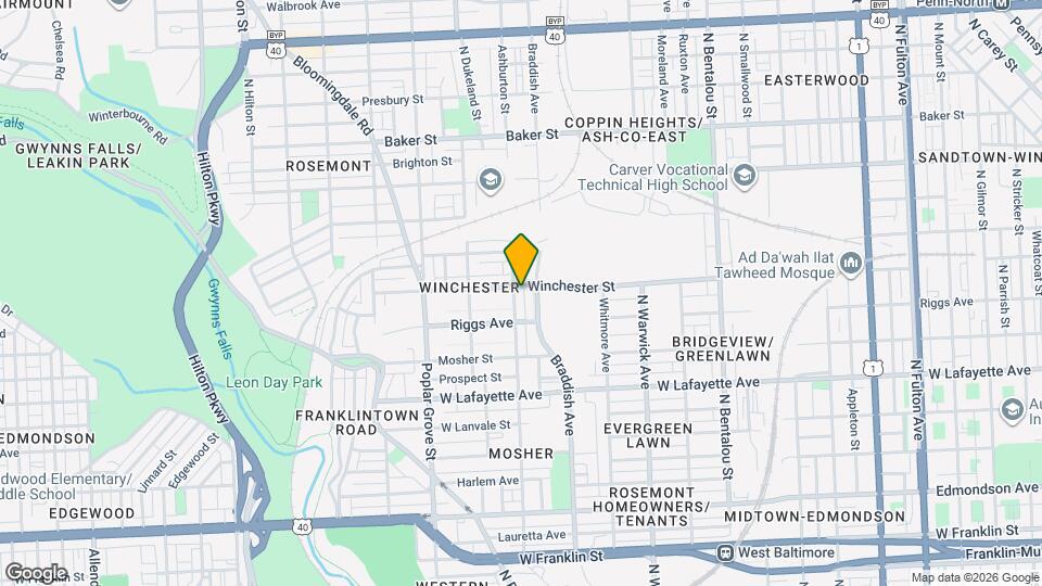 1141 Ashburton St Map and Location Details