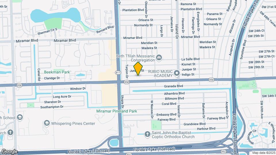 7912 Indigo St Mapa y Detalles de la Ubicación