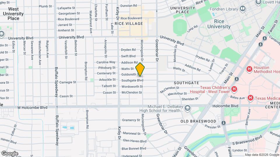 2406 Southgate Blvd Mapa y Detalles de la Ubicación