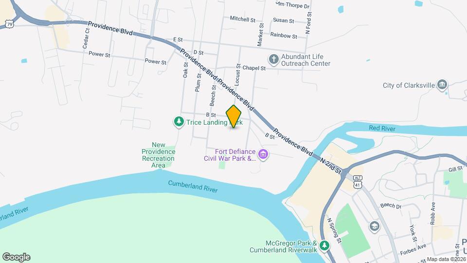 218 Locust St Map and Location Details