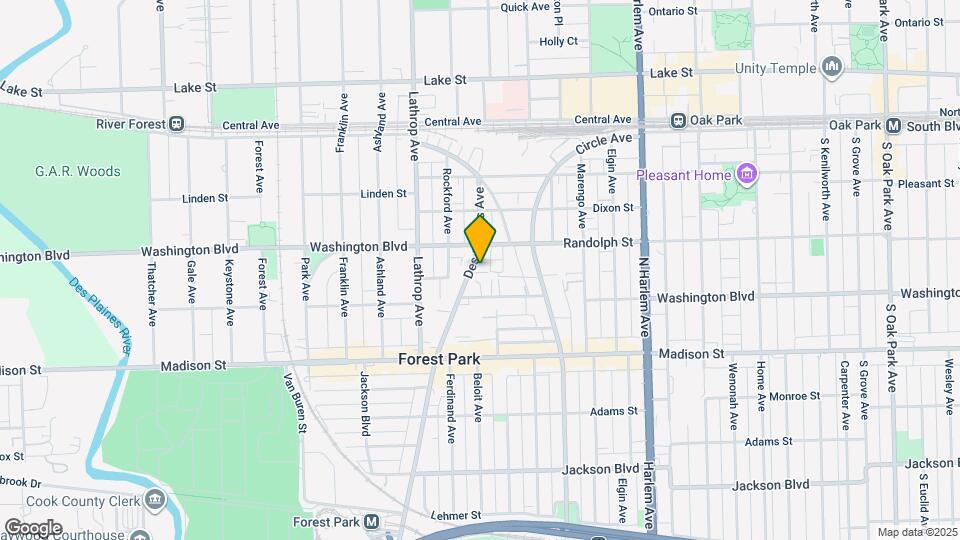 220 Des Plaines Ave Map and Location Details