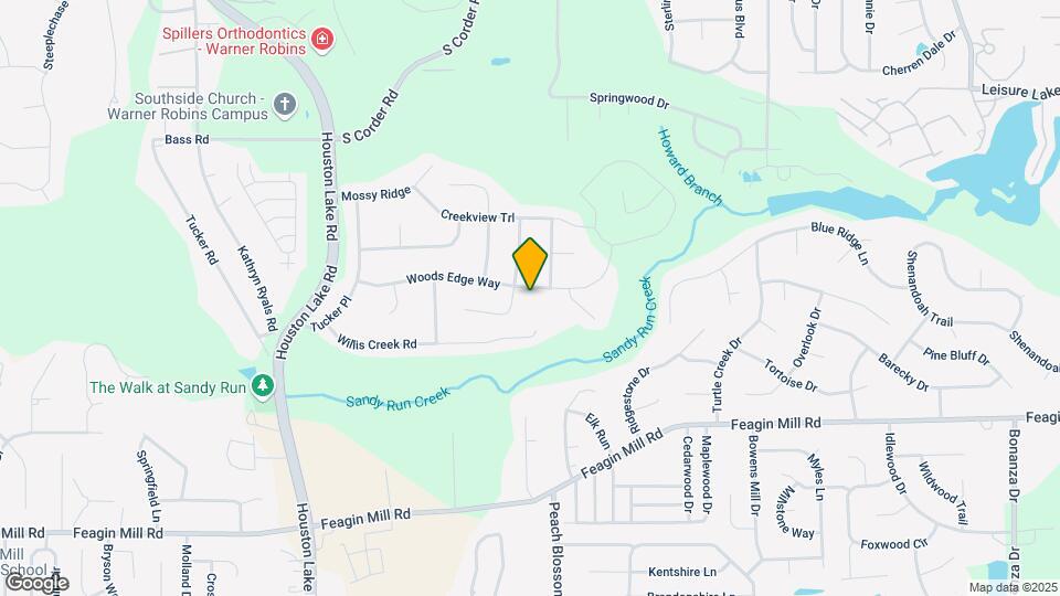 502 Woods Edge Way Map and Location Details