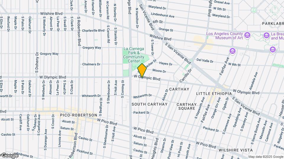 6618 W Olympic Blvd Map and Location Details