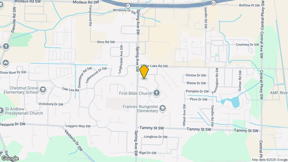 3105 Pineview Dr SW Map and Location Details