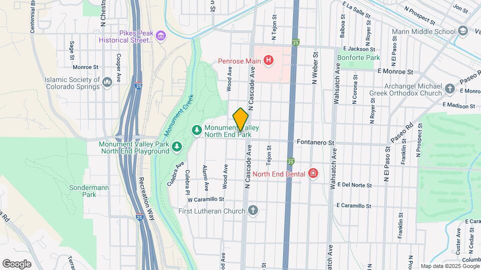 1908 N Cascade Ave Map and Location Details