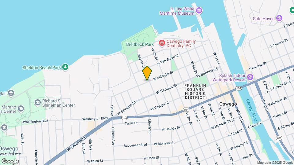 132 W Schuyler St Mapa y Detalles de la Ubicación
