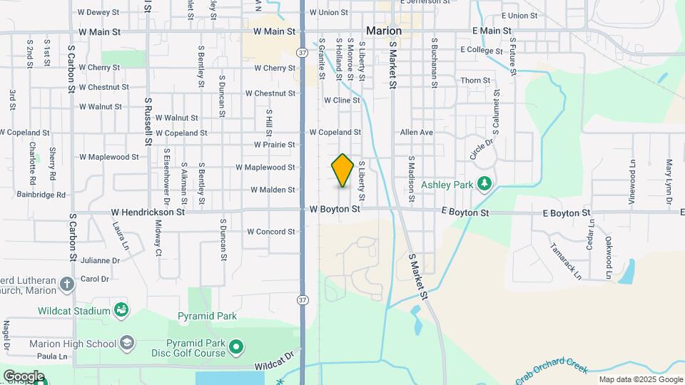 1301 S Holland St Mapa y Detalles de la Ubicación