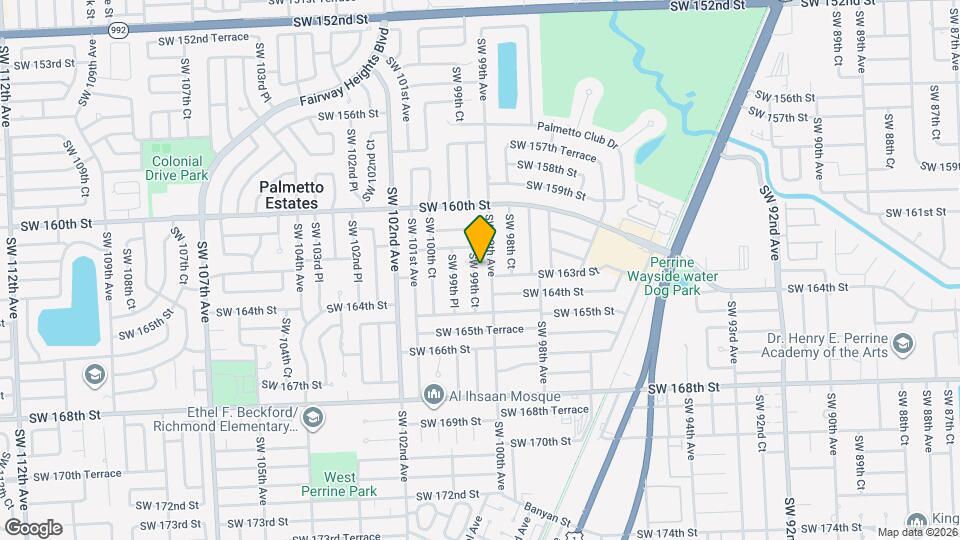 16231 SW 99th Ct Map and Location Details