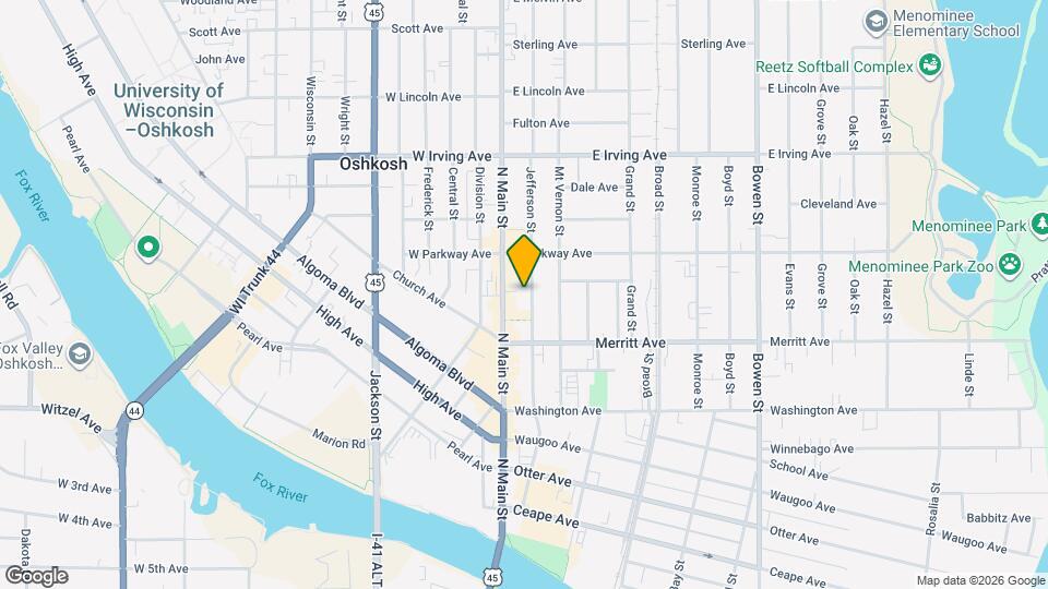 547 Jefferson St Map and Location Details