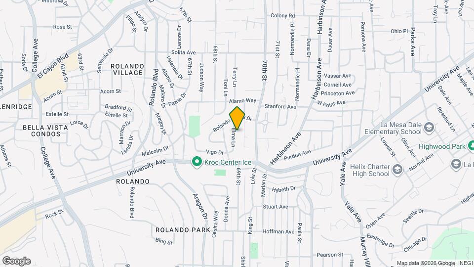 4355 Elma Ln Mapa y Detalles de la Ubicación