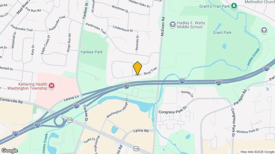 1076 Beryl Trail Map and Location Details