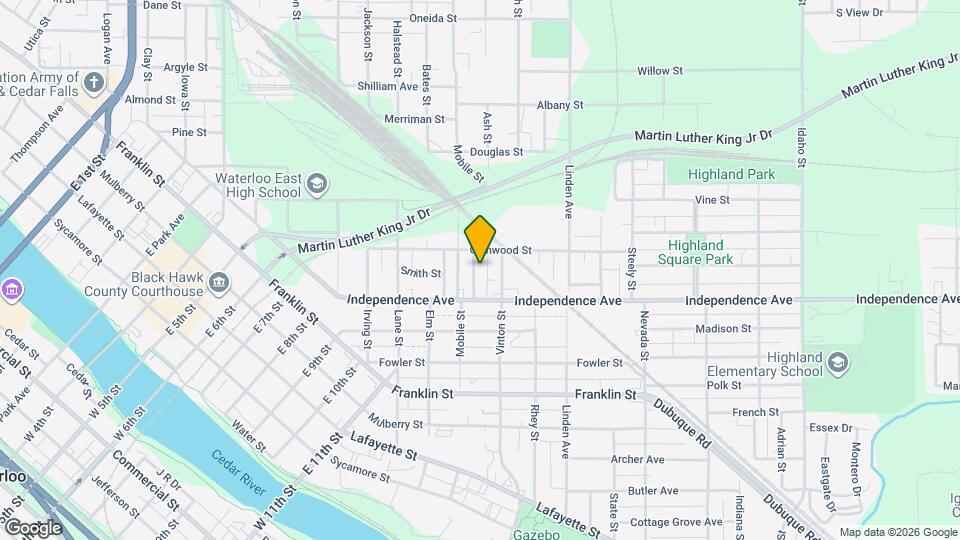 430 Florence St Mapa y Detalles de la Ubicación