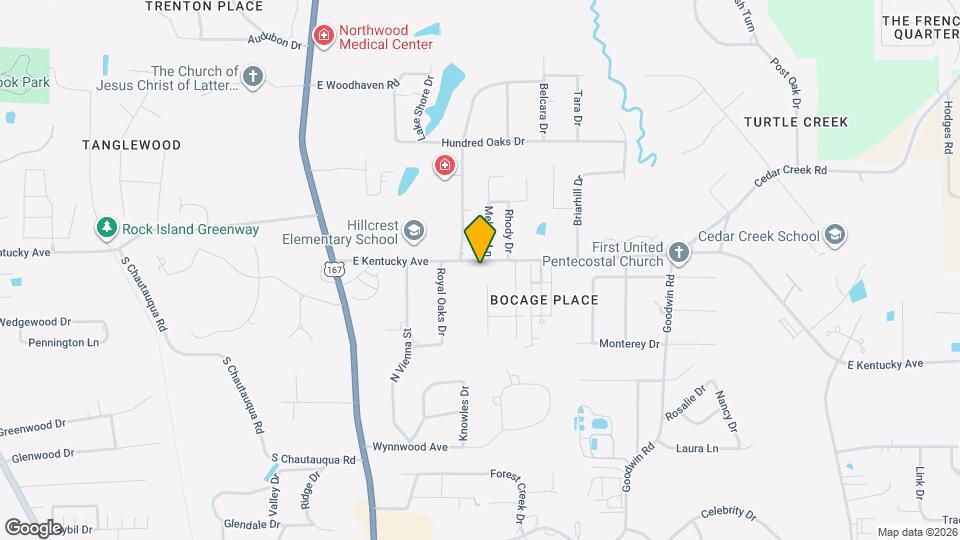 402 E Kentucky Ave Map and Location Details