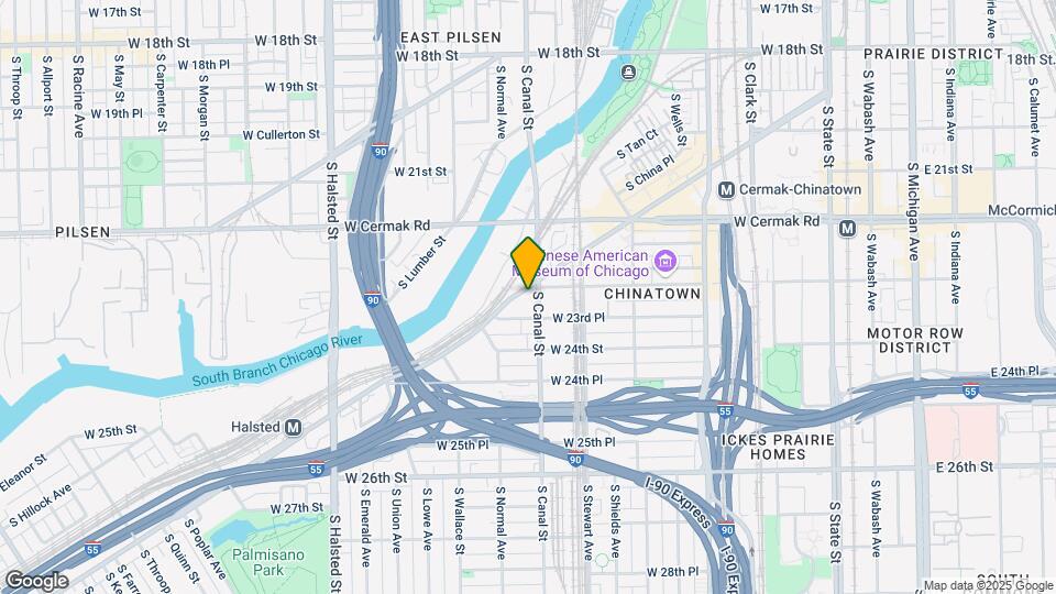 2310 S Canal St Map and Location Details