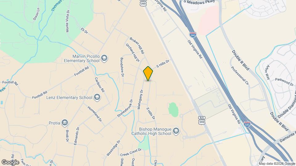 12310 S Hills Dr Map and Location Details