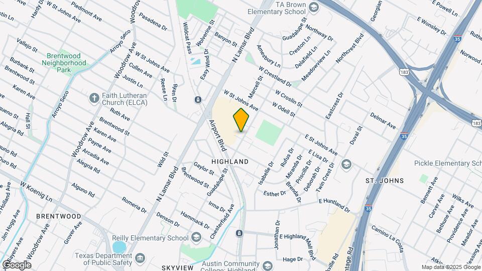 7000 Guadalupe St Mapa y Detalles de la Ubicación