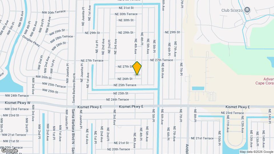 2603 NE 4th Ave Map and Location Details