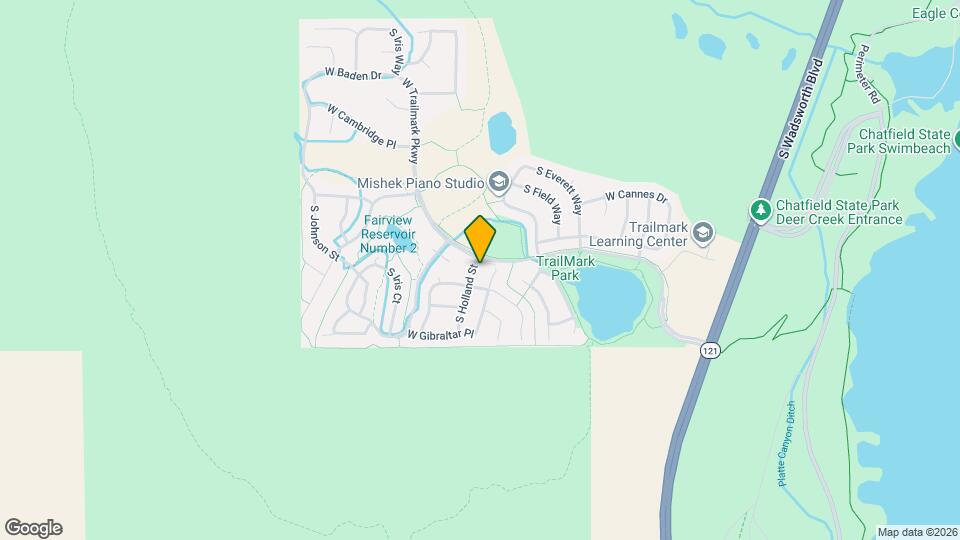 9766 S Holland St Map and Location Details